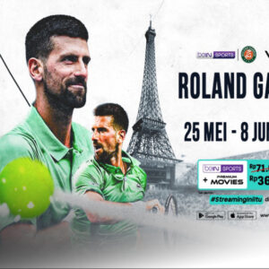 Roland Garros 2025 Dimulai! Streaming di VISION+
