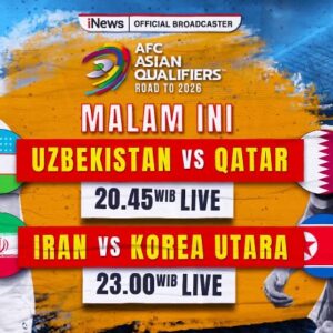 Adu Kekuatan Uzbekistan vs Qatar di Kualifikasi Piala Dunia 2026, Saksikan Malam Ini Pukul 20.45 WIB di iNews