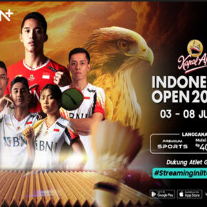 Jadwal dan Link Live Streaming Indonesia Open 2025 Super 1000 di VISION+