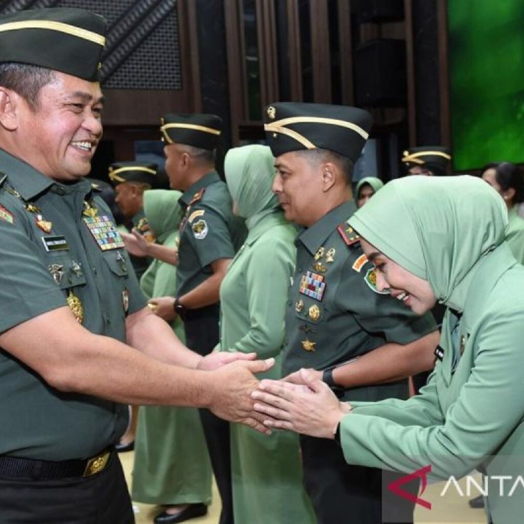 Inilah 25 perwira tinggi TNI AD yang resmi naik pangkat pada Juli 2025